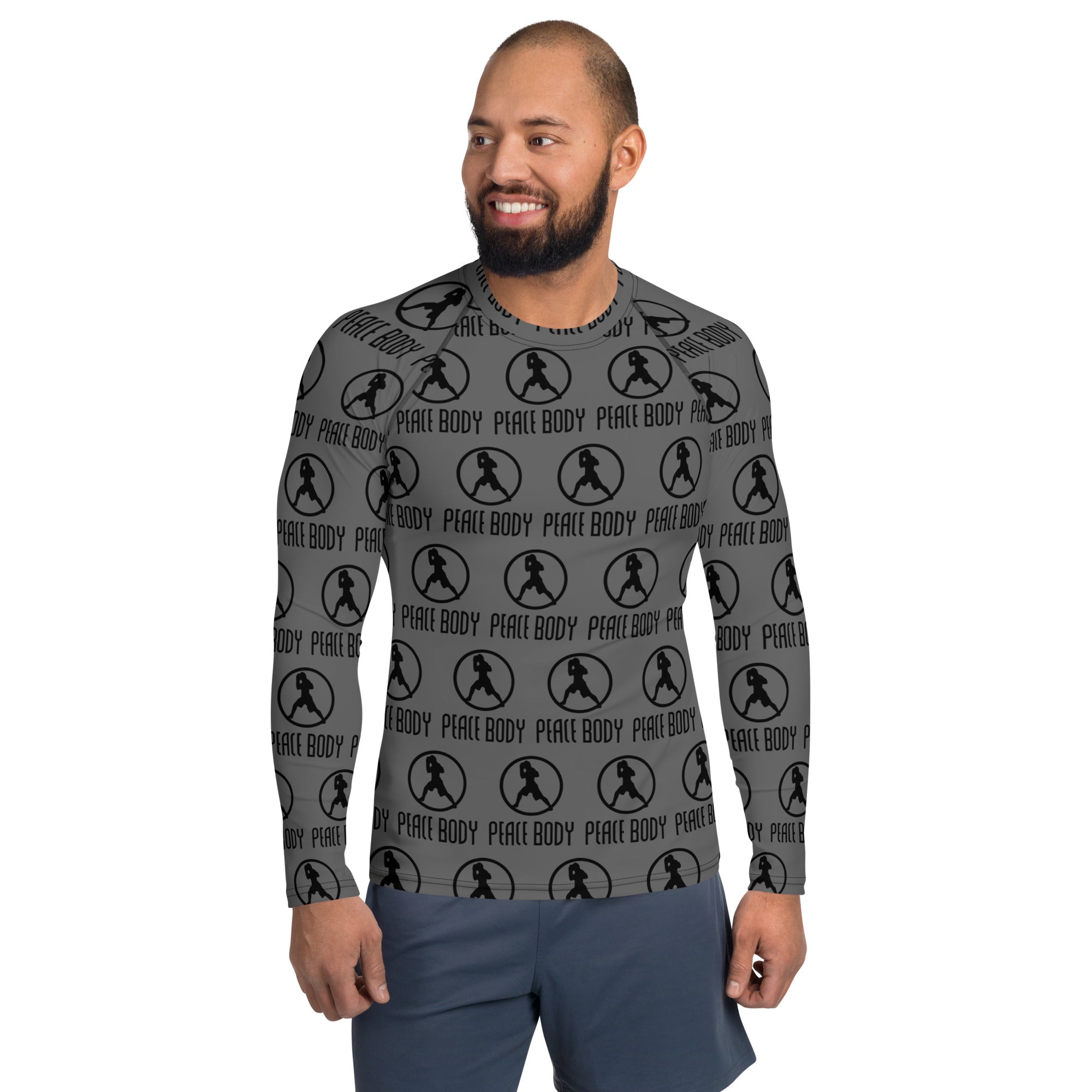 Boxing Rash Guard Men's Peace Body (Boxing) Rash Guard – Raja Academy of Martial Arts