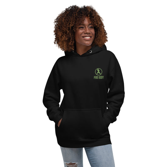 Peace Body (Boxing) Unisex Hoodie (Embroidered Logo)